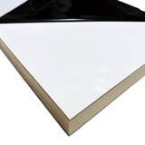 Aluminum sheet - 0.5mm thick - foiled on one side