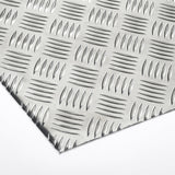 Aluminium Riffelblech Quintett - 3/5mm dick