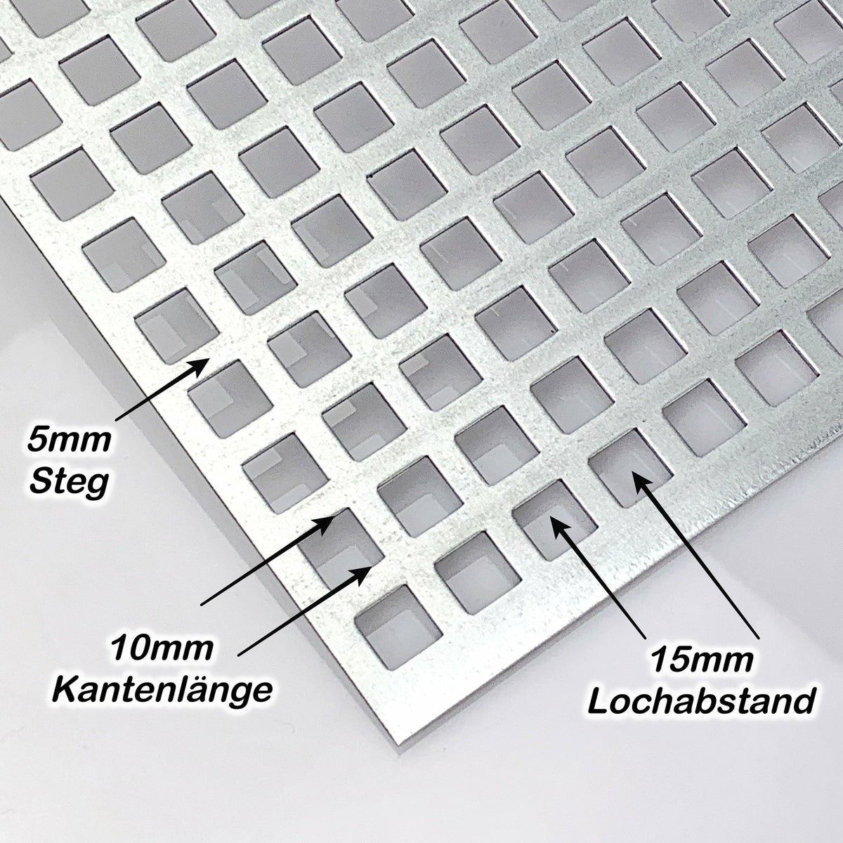 Kleeblatt 12-20 Lochblech Stahl Blank 1,5mm dick kostenloser Wunschzuschnitt Kleeblatt 12-20 Lochblech Stahl Blank 1,5mm dick kostenloser Wunschzuschnitt