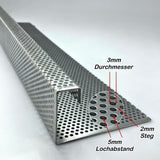 Aluminum gravel stop bar with 3 edges - RV3-5 - 1000mm long