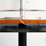 Kabelkanal Schreibtisch - Schwarz  5 mm Rundloch  RV5-8  1,5 mm dick