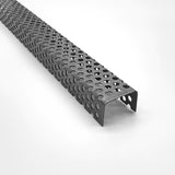 Edelstahl- U-Profil - 1,0mm dick -  RV5-8 - 1000mm lang