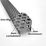 Edelstahl- U-Profil - 1,0mm dick -  RV5-8 - 1000mm lang
