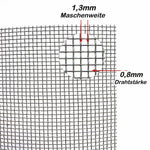 Stainless steel raw wire mesh MW 2.5x2.5mm - 0.7mm thick