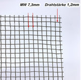 Stainless steel raw wire mesh MW 6.3mm x 6.3mm - 1.0mm thick