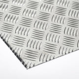 Aluminium Riffelblech Quintett 2,5/4 mm – Oberfläche der Ronde