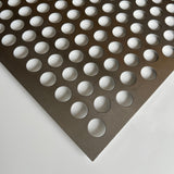 Perforated aluminum sheet RV10-15 - 2.0mm thick