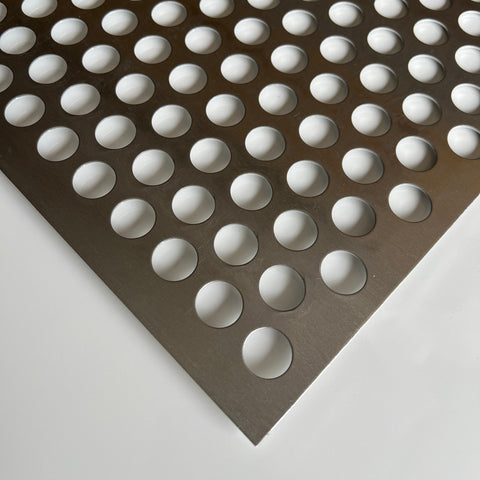 Perforated aluminum sheet RV10-15 - 2.0mm thick