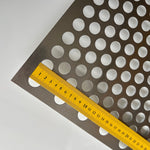 Perforated aluminum sheet RV10-15 - 2.0mm thick