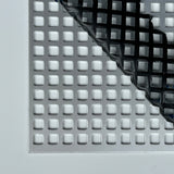 Aluminium Eloxiert - Lochbleche QG8-12 - 1,5mm dick einseitig foliert