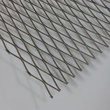 Edelstahl Roh Streckgitter flachgewalzt - MW 43 x 13 x 2 x 1 - 1,0mm dick