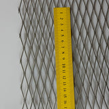 Edelstahl Roh Streckgitter flachgewalzt - MW 43 x 13 x 2 x 1 - 1,0mm dick