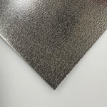 Stainless steel sheet - 1.5mm thick - sanded & foiled on one side