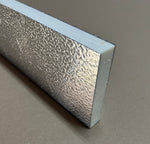 Aluminum sheet - 0.5mm thick - foiled on one side