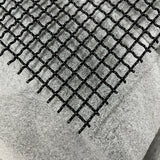 Galvanized steel perforated sheet QG5-8 - 1.5mm thick - white