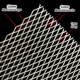 Stainless steel raw expanded metal mesh - MW 16 x 6.5 x 1 x 1 - 1.0mm thick