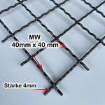 Steel blank expanded mesh MW 10x5x1.5x1