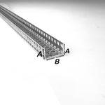 Aluminum - U-profile - 1.5mm thick - RV3-5 - 1000mm long