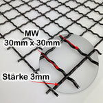 Steel blank expanded mesh MW 10x5x1.5x1
