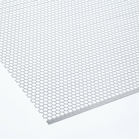 Aluminium Lochblech Hexagonal HV6-6,7 - 1,5mm dick