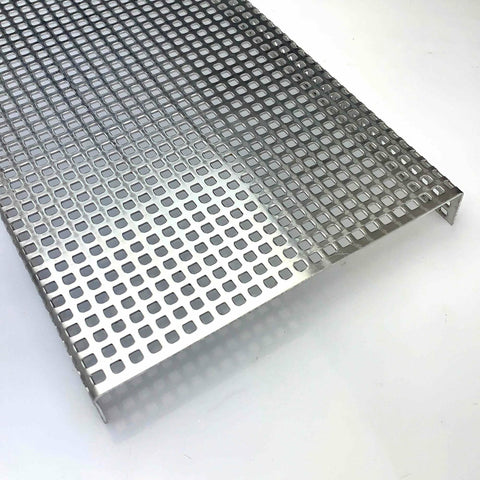 Abdeckungsgitter für Terrarien - Lochblech Aluminium 