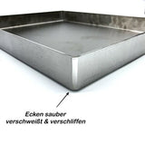 Steel - fire bowl - grill and fireplace protection - fire pan