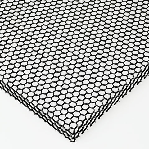Stahl Kuchenblech Hexagonal HV6-6,7 - 1,5mm dick - Schwarz