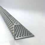 Aluminum - gravel stop bar with 2 edges - RV5-8 - 1000mm long