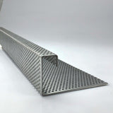 Aluminum gravel stop bar with 3 edges - RV3-5 - 1000mm long