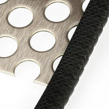 PVC 1 Meter Kantenschutz Profil 9,5x6,5mm  für Lochbleche und Streckmetalle  Klemmbereich 1-2 mm