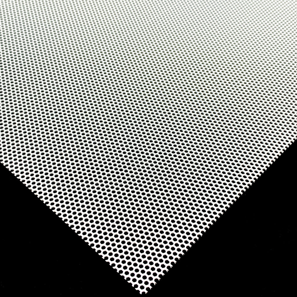 Stahl Lochblech Hexagonal 1,5mm dick schwarz Lochbleche online