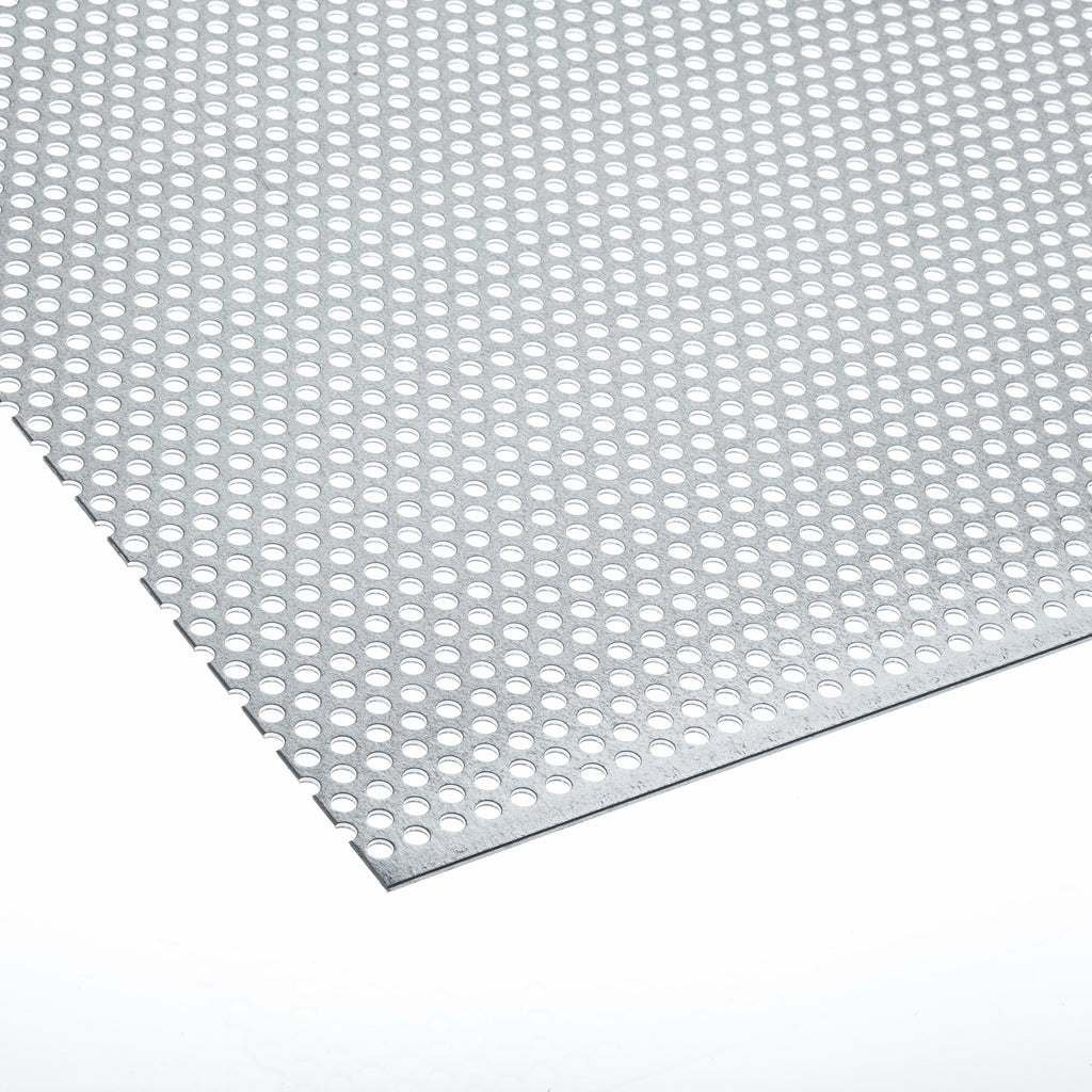 Galvanized steel perforated sheet RV5-8 - 2.0mm thick