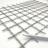 Galvanized steel corrugated mesh MW20x20 - 2.5mm thick